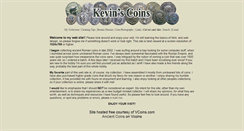 Desktop Screenshot of kevinscoins.ancients.info