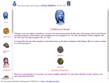 Tablet Screenshot of juliadomna.ancients.info